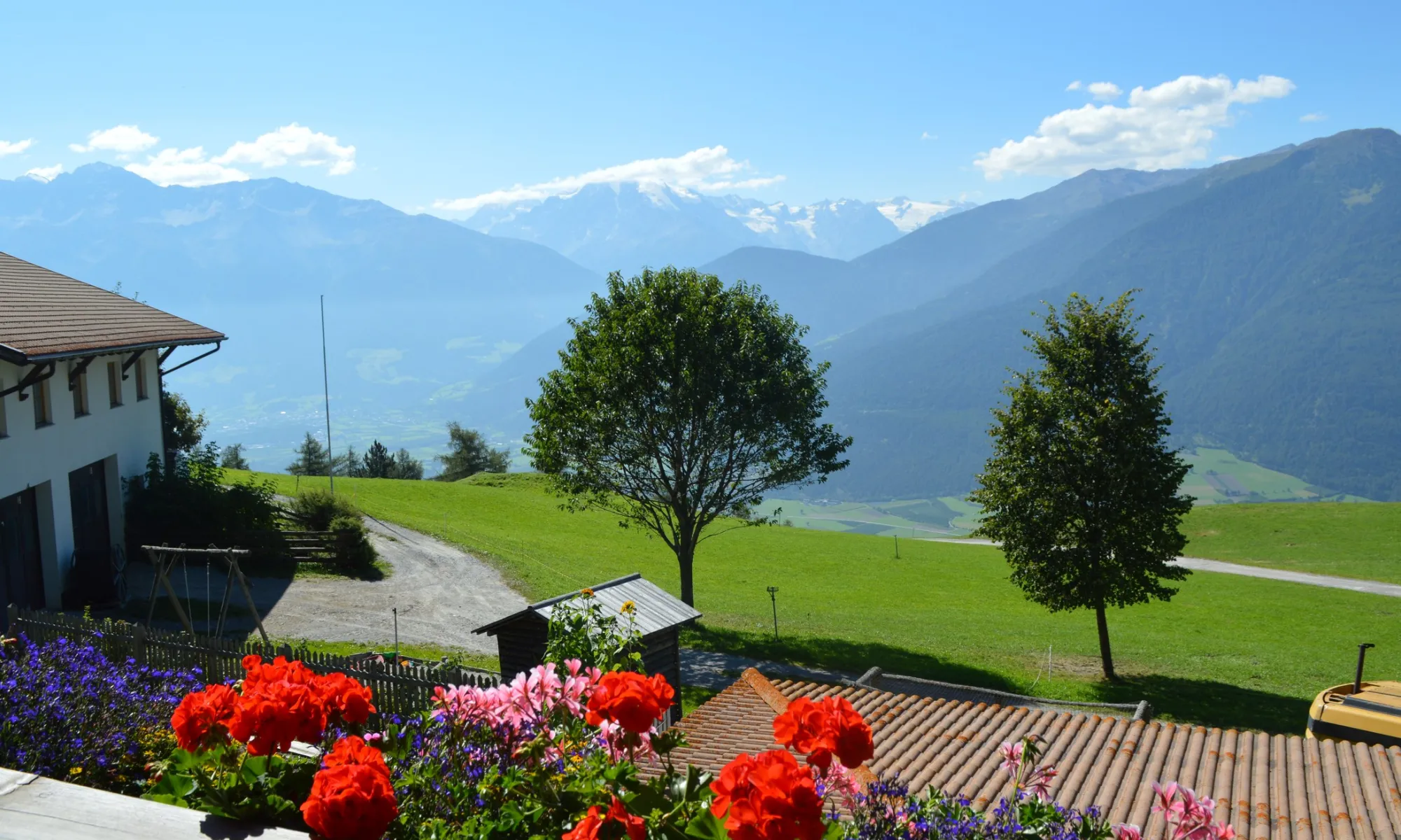 Wunderbarer Ausblick von den Ferienwohnungen